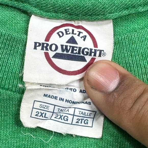 Delta Pro Weight Snake T-Shirt Mens 2XL Green Celtic Cross Irish St Patricks - Picture 4 of 9